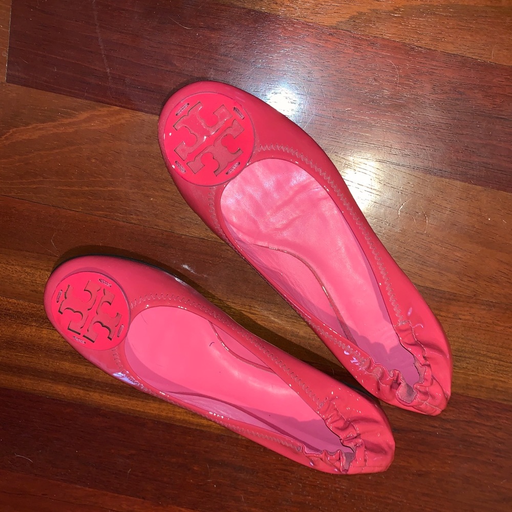 Tory Burch Pink Ballet Flats